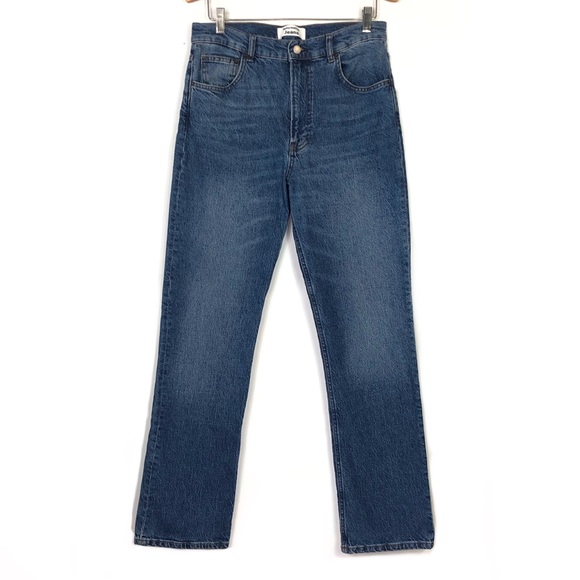 Reformation Denim - Reformation Liza Ultra High Rise Straight Leg Jeans Laguna Wash 29